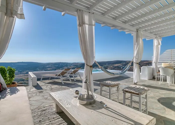 Villa Lofos - Sea View And Jacuzzi Near Parikia *